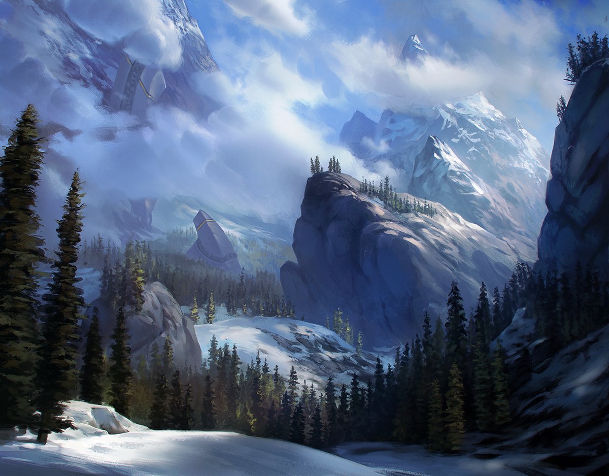 Karplusan Forest for #MTGDMU! Always fun getting to reimagine a classic.
Prints now available for all my Dominaria United cards.