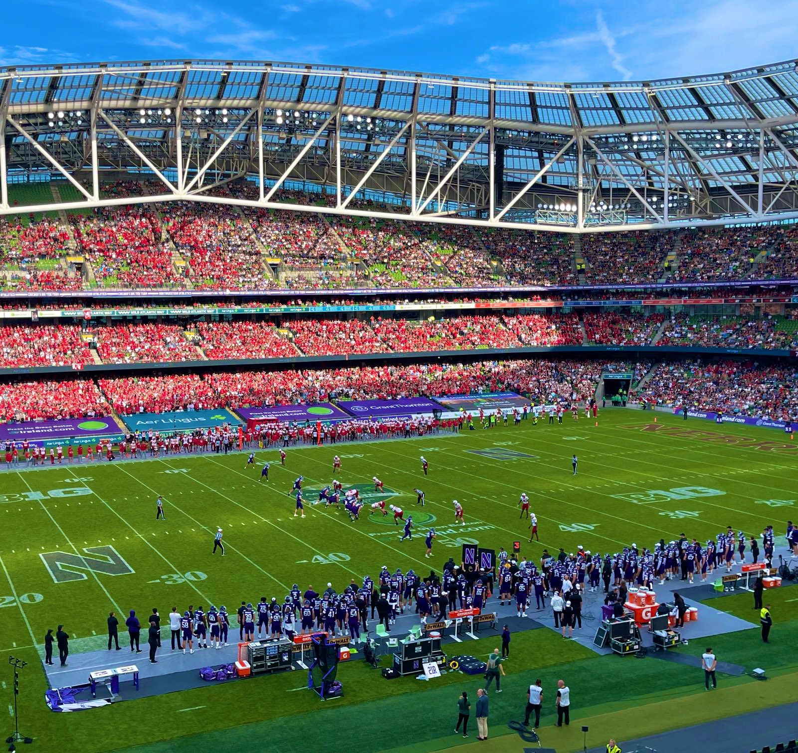 TodayInSports Co. on Twitter "The scene in Ireland today for Nebraska vs Northwestern. https