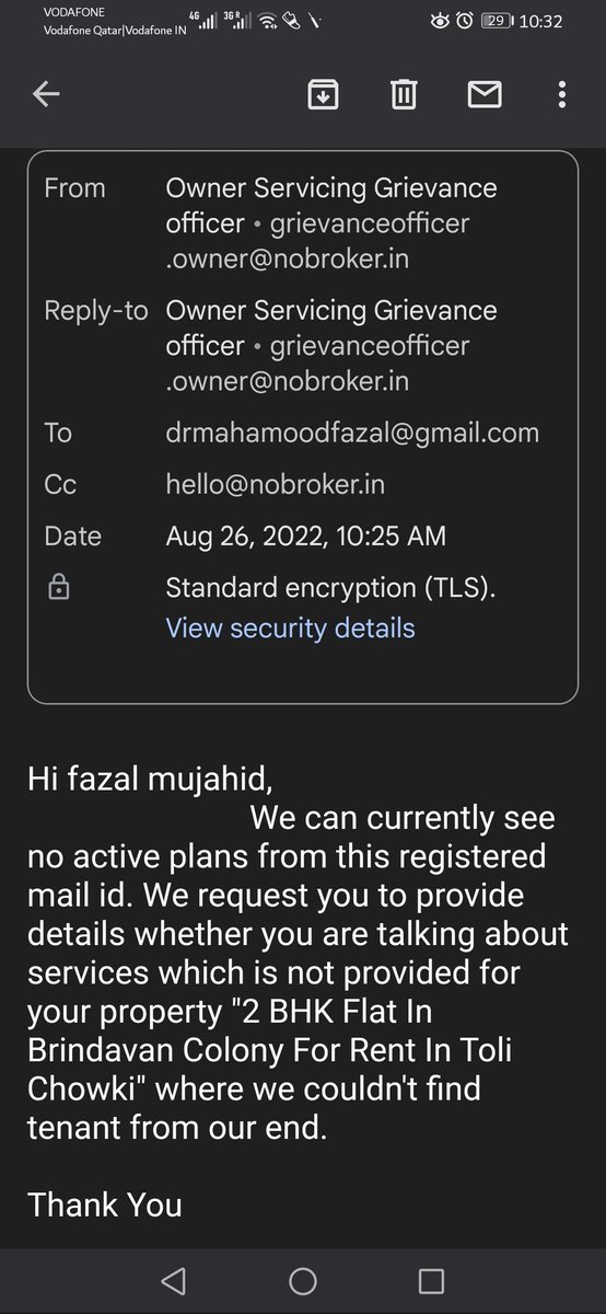 FazalMujah's tweet photo. @nobrokercom No broker has charging me percentage as per the agreement from last year. But services are not being provided as per Agreement.
On top of that, now its being mentioned that they do not have any active agreement. Its seriously a damaging issue https://t.co/tQE0Rpvp7x