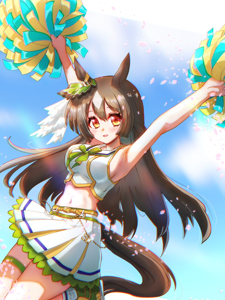 サトノダイヤモンド(ウマ娘) 「【RUN&WIN】 サトノダイヤモンド描けました。ダイヤちゃんいいよね…。#ウマ」|フユマール@マルナガンドのイラスト