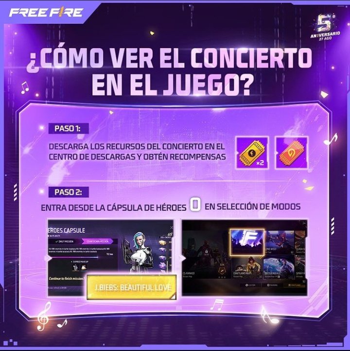 ibeliebersmx's tweet photo. 🏟️| Beliebers, recuerden que HOY es el concierto de Justin Bieber en Free Fire a las 6pm hora México. Les dejamos en la imagen como pueden entrar. 👇🏻 https://t.co/W5qgXfZxi9