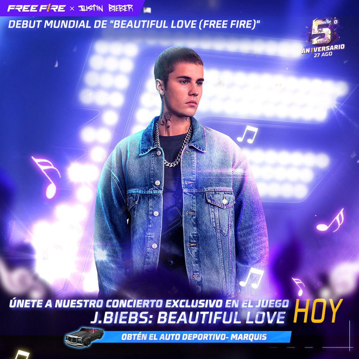 ibeliebersmx's tweet photo. 🏟️| Beliebers, recuerden que HOY es el concierto de Justin Bieber en Free Fire a las 6pm hora México. Les dejamos en la imagen como pueden entrar. 👇🏻 https://t.co/W5qgXfZxi9