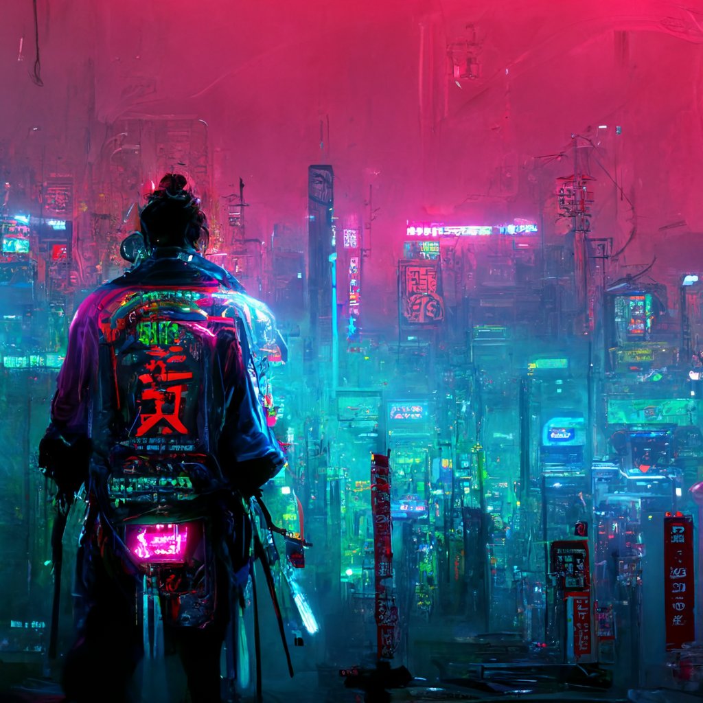 imagine Samurai, cyberpunk, futuristic, detailed armor, super detail, small details, full height, dynamic pose, photo realistic, beautiful, epic, neon, armour, mask, helmet , sharingan, katana