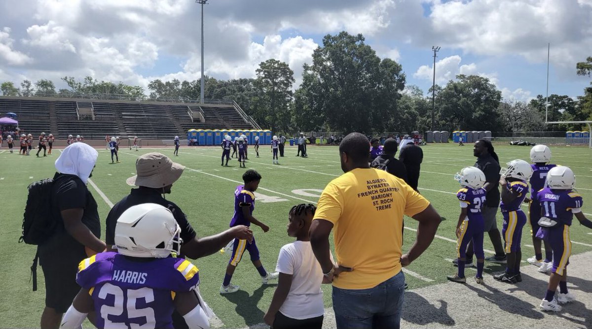 freddiekingiii's tweet photo. #DistrictC has been busy! 
This month, we’ve had a Peace Rally in Algiers, @NORDCommission held back to school giveaways for students within our community, &amp; #NORDC football is back! Let’s stay active &amp; continue to be motivated. Join in! 

#fkiii #nola https://t.co/cKw4Fdw7oV