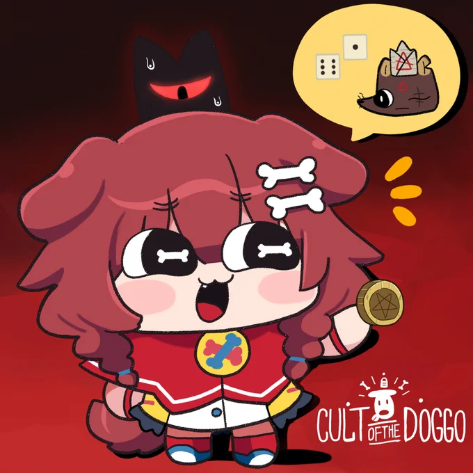 戌神ころねさんのCult of the Lamb配信にて教団の運営資金をギャンブルで稼ごうとする教祖こぉね#できたてころね 