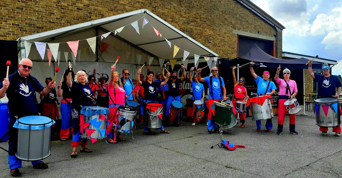 SambaPeloMar's tweet photo. Great day playing at @VisitBrogdale and @HerneBayFest https://t.co/0Tn5zgHsCm