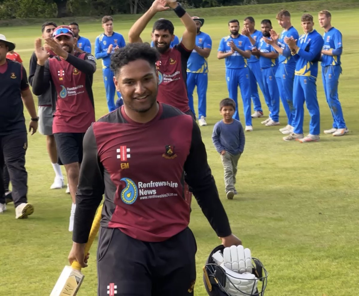 ScottyCricket's tweet photo. #ElliotMoses returned to @FerguslieCC during the season and made a very significant contribution to club success @WDCUcricket https://t.co/1E1nvs8l9m