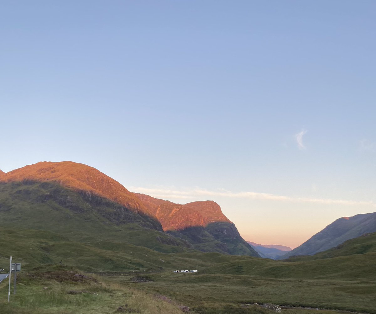 WrightWiggins's tweet photo. Sunrise and mist at Glencoe 6.15 this morning… https://t.co/n6t6FQv1w7