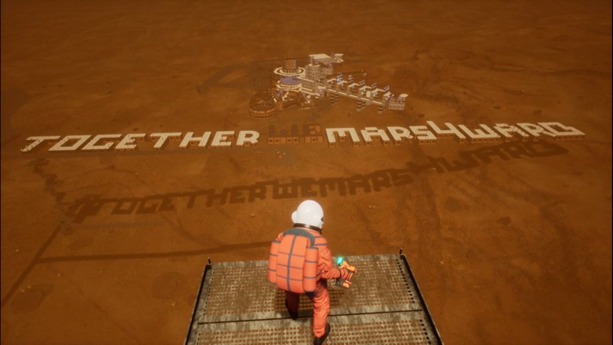 FuzzySoldier's tweet photo. @mars4_me Added some emphasis to the design ๐ Couldn't leave it without showing how beautiful the design would look like with some improvements ๐
@mars4_me
#messageonMars4 https://t.co/oDVy1h2YCp