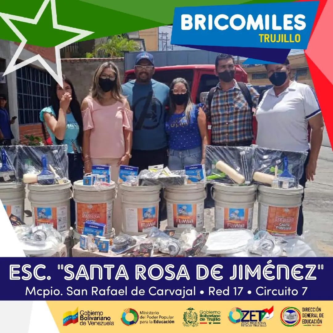 notieducatetru's tweet photo. A través de la VenApp el Poder Popular hizo la solicitud de materiales para la rehabilitación de la Esc. "Santa Rosa de Jiménez", la cual fue respondida de forma oportuna gracias a las políticas dadas por el Presidente @NicolasMaduro @Gerardo4fPsuv @MPPEDUCACION @_LaAvanzadora https://t.co/GGyYZWd5rh