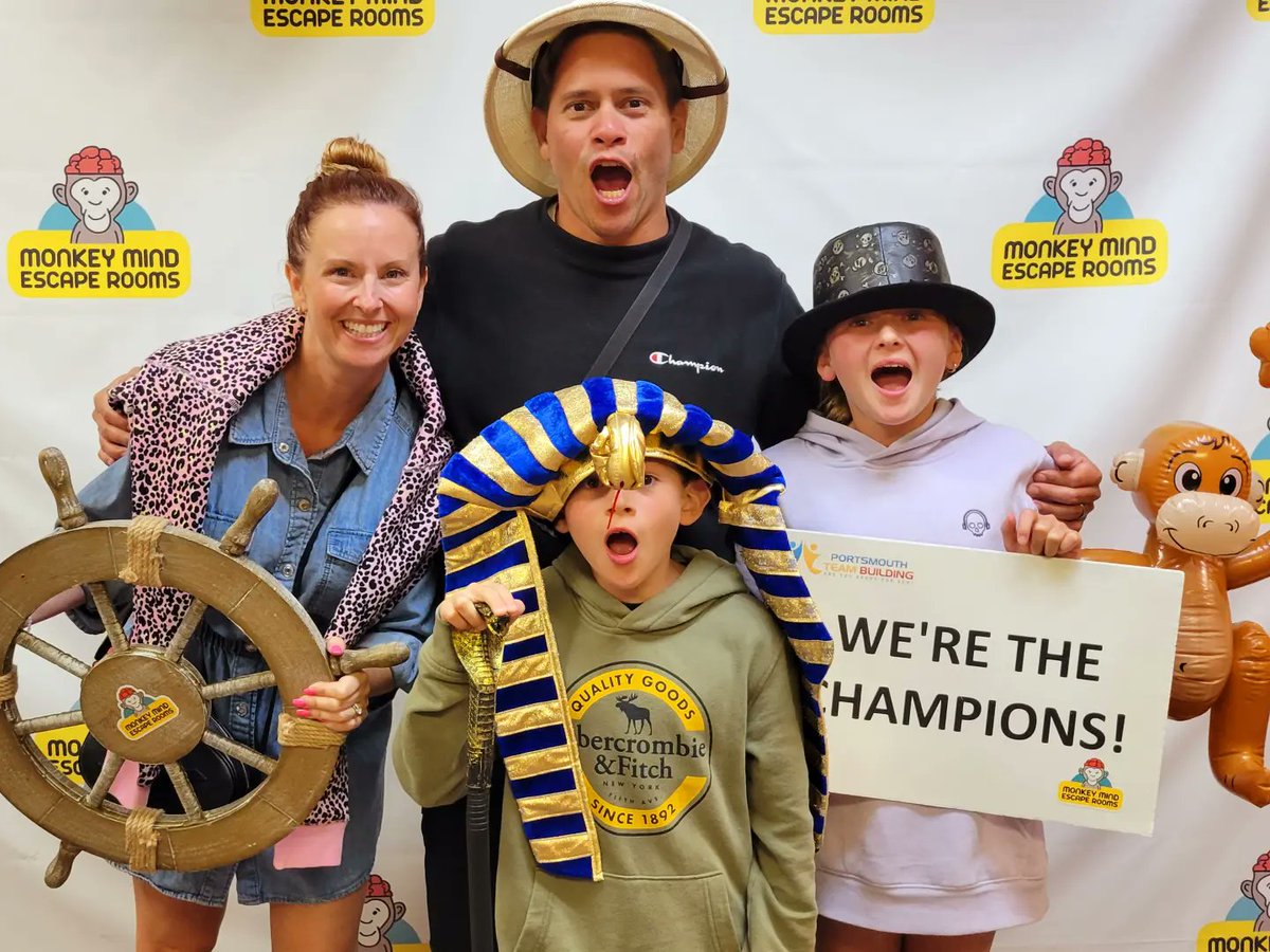 MonkeyMindEscap's tweet photo. Was an escape room adventure on your summer bucket list? 🐵🧠 Still 1 week left! https://t.co/BOjXfxWWgw