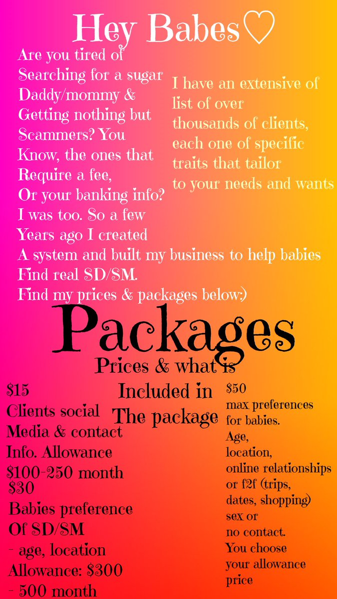 killerqueenxx33's tweet photo. #sugarbaby check out my prices to find real #SugarDaddys &amp; #Sugarmommy. All clients are live verified, do not require fees, or banking info or personal information!! This is legit. Stop falling for these scammers https://t.co/10rJ6KhwyU