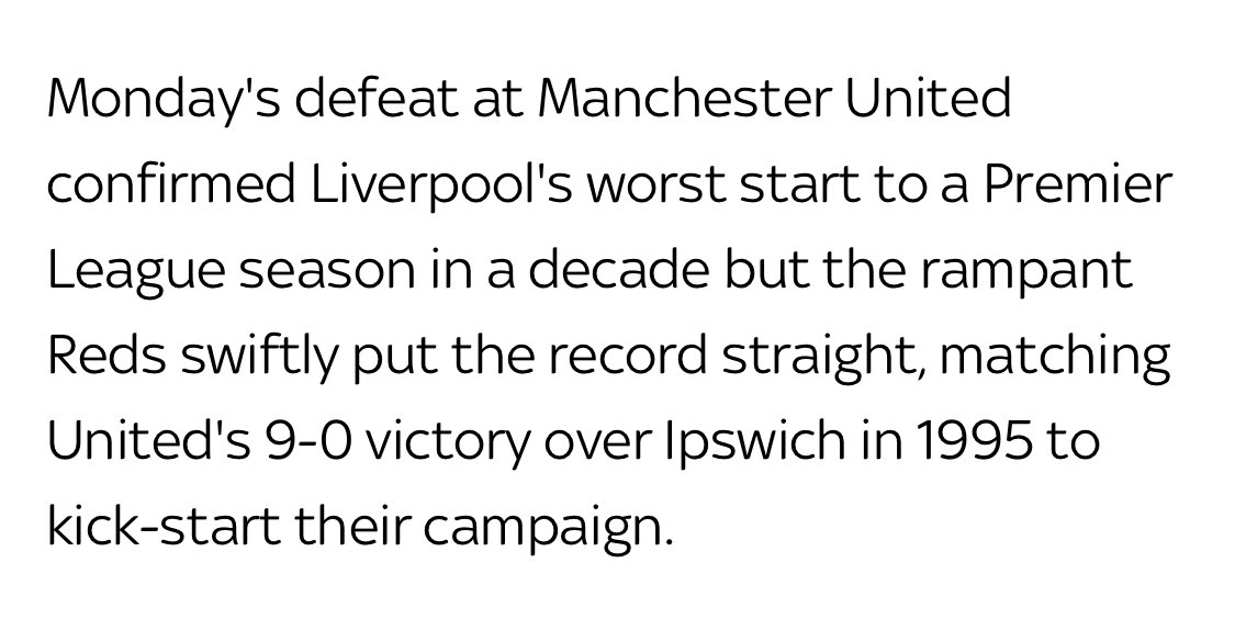 SleazyWonder's tweet photo. Aren’t we forgetting about a very naughty away win for @LCFC too @SkySportsPL ? Let’s have a bit of respect here and amend this article! @jacktwilkinson https://t.co/msDaMuYFok