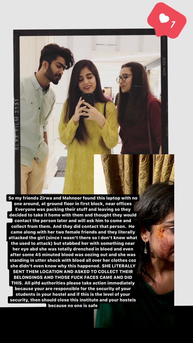devzesh's tweet photo. These spoiled kids attacked a student in #PFID Lahore hostel today for returning their lost laptop. Can anyone look into this? @CcpoLahore @SdqJaan @ImranRiazKhan https://t.co/R01URPRLY8