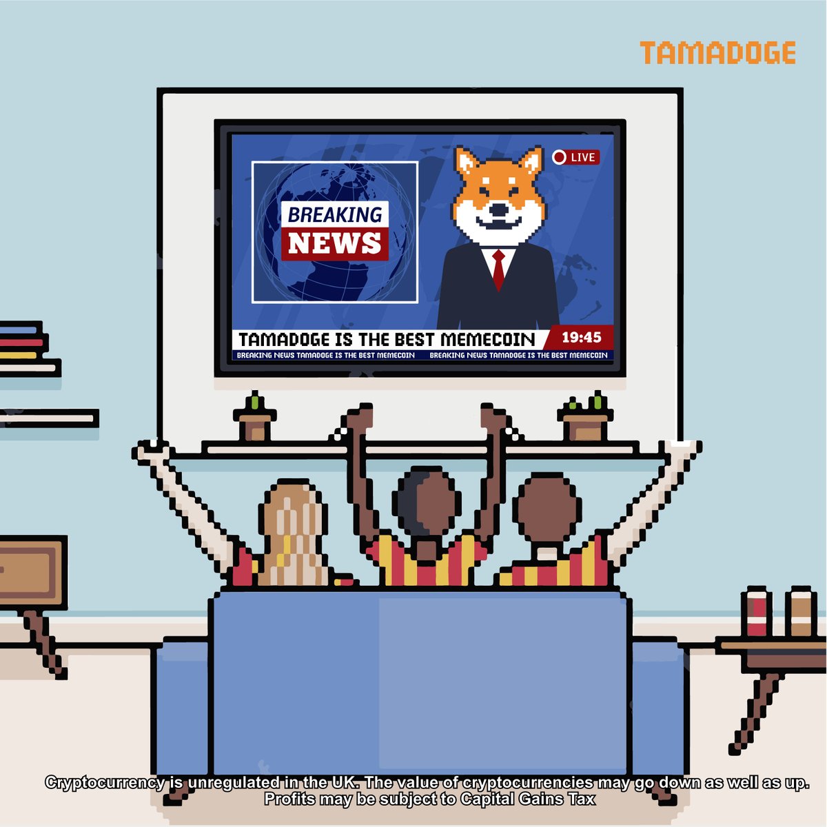 Tamadogecoin's tweet photo. That's Official - #TAMADOGE Is The Best #Memecoin! 

It Has Been Announced By An Impartial TV Reporter - Doug Ta-mah 👀 https://t.co/C7FCZHooyz