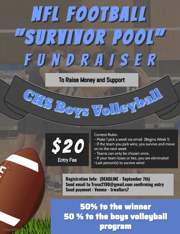 Fundraiser for Columbia Boys Volleyball for anyone interested!  Thanks!