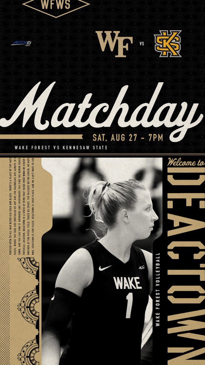 Wake Forest Volleyball tweet media