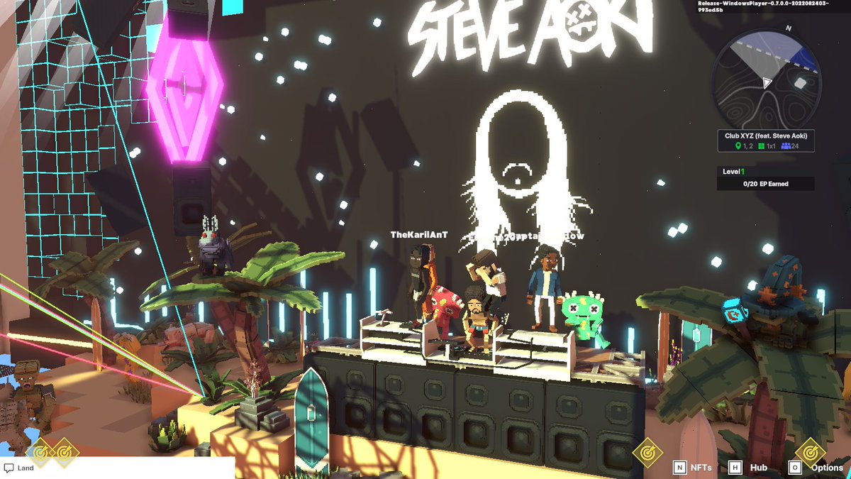 Printment's tweet photo. @TheSandboxGame @steveaoki I just participated in the #SandboxAlphaS3Giveaway for a chance to win 500 SAND! On stage with Steve Aoki, check out my screenshot below!
👇 https://t.co/60R2yFcrZ4