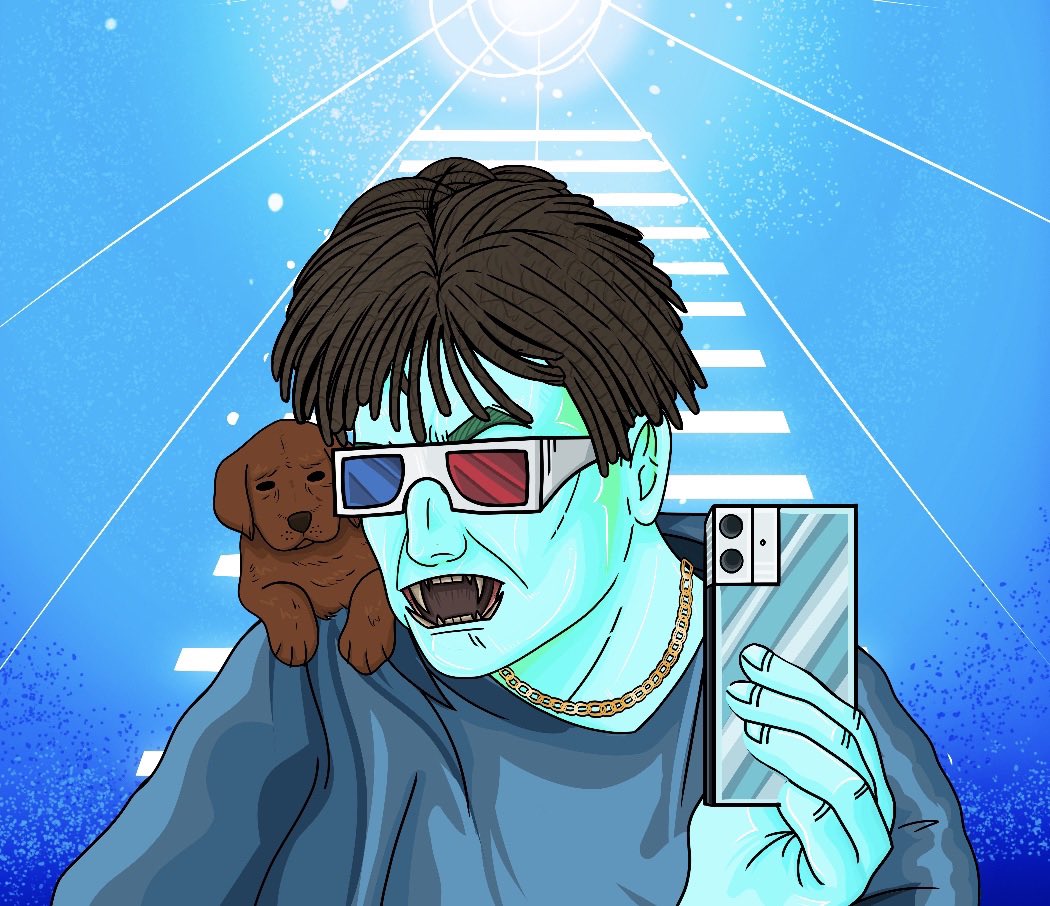 Just a Vampire Elon chilling with his $DOGE 

Whatcha think <a href="/elonmusk/">Elon Musk</a> ?