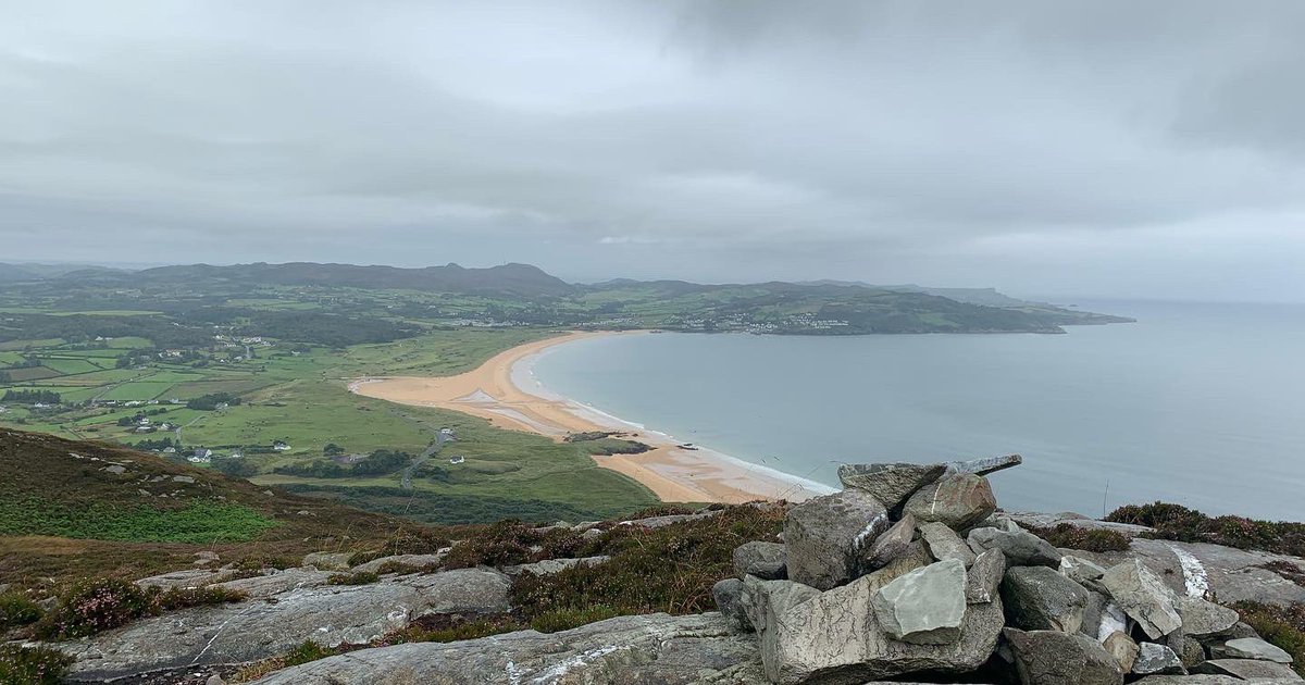 IpaHiking's tweet photo. Our August hike took place today in Donegal. The A1 Group, lead by John Mc Groary, hiked the Knockalla Ridge near Milford and the A2 Group lead by Danny Devlin, hiked Lough Salt Mountain#hiking #donegal #hikingadventures #ipaireland #ipahikingclub https://t.co/44C4sD4urP
