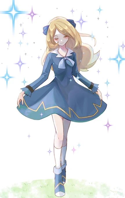 アニポケ見ました!シロナちゃん様 良家のお嬢様みたいで素敵ね…… 