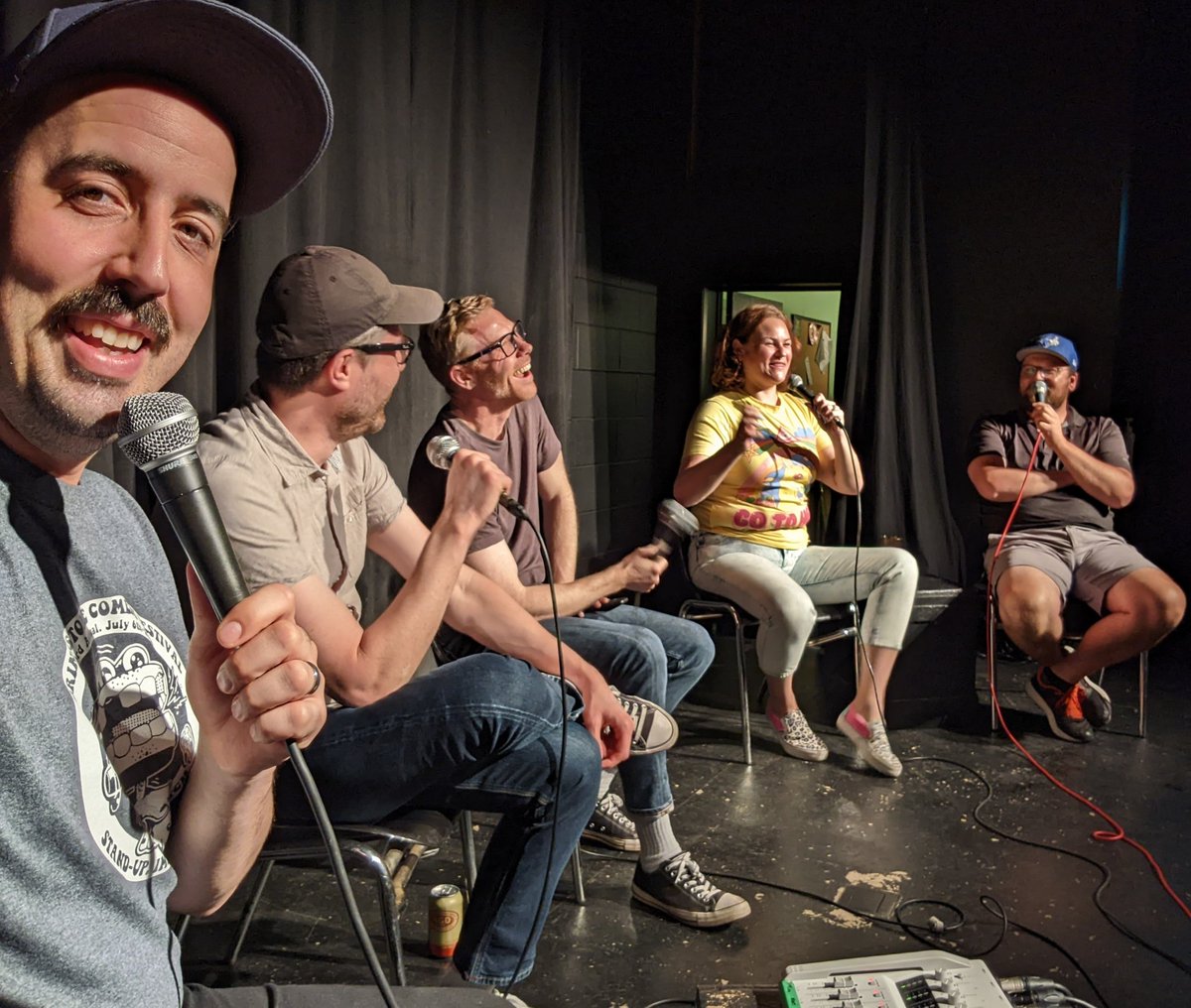 New Podcast Alert! A live podcast recorded with Kathleen McGee and Sean Lecomber at the end of the Grindstone Comedy Festival. Download it wherever you get your podcast.