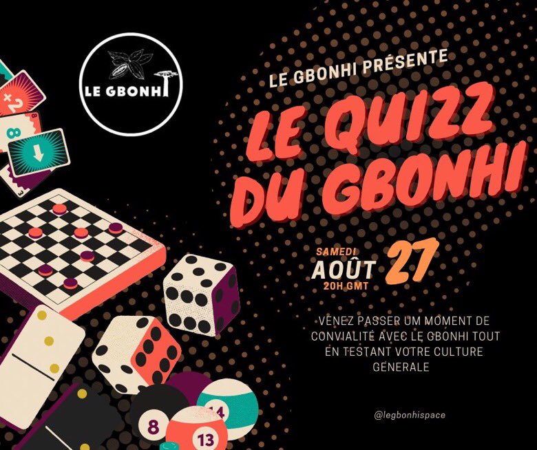 LeGbonhiSpace's tweet photo. le Spécial Quizz du Gbonhi ça se passe ici et maintenant. D’excellents lots pour le vainqueur. 

https://t.co/OqvwCYI2BU

#LeGbonhiSpace https://t.co/TZMNT5UKd6