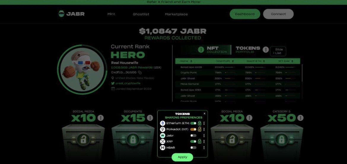 JABR_NFT's tweet photo. @Web3lfgg X @JABR_NFT Titan Spaces Vol 18. 

👀Sneak peak of our database!

🔥Simple, easy to navigate, with all the perks and utility to make money! 

Join our discord for more info https://t.co/KAHFFUJjWE
#NFT #NFTs #NFTcommunity #JABR #NFTcommunity https://t.co/fkITqDDmus