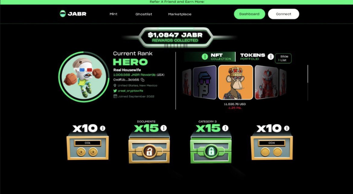 JABR_NFT's tweet photo. @Web3lfgg X @JABR_NFT Titan Spaces Vol 18. 

👀Sneak peak of our database!

🔥Simple, easy to navigate, with all the perks and utility to make money! 

Join our discord for more info https://t.co/KAHFFUJjWE
#NFT #NFTs #NFTcommunity #JABR #NFTcommunity https://t.co/fkITqDDmus