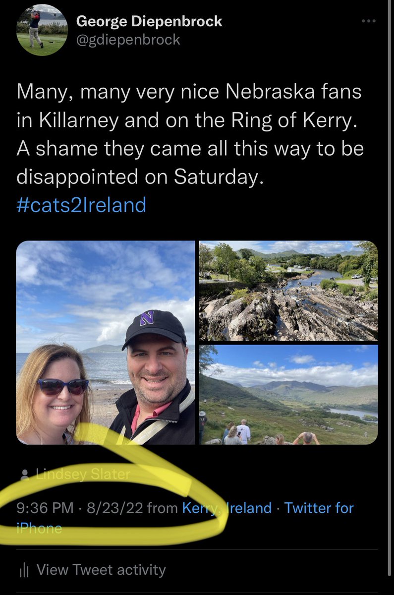 gdiepenbrock's tweet photo. #cats2ireland #toucdownireland #coachfitz https://t.co/ar9vlC8CJE