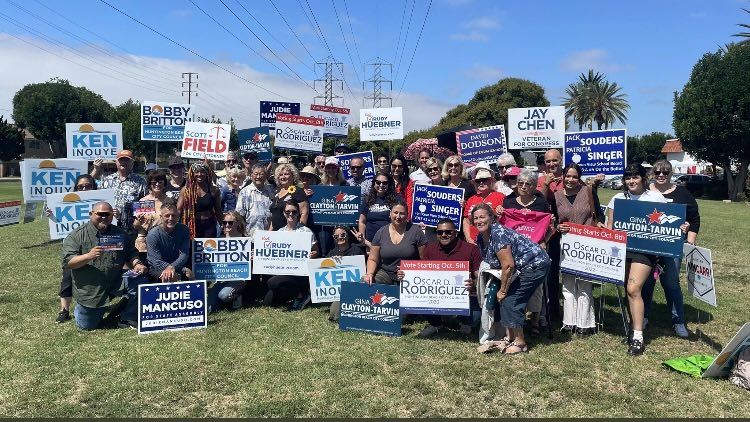 OCCAHuddle's tweet photo. Get Out the Vote Kickoff event on 8/27. Thank you to candidates and volunteers.@gclaytontarvin @oscarhbcali @Bobbyforoffice @KenInouyeHB @Rudyland @judiemancuso @Dodson4BOE #RepresentationMatters #GOTV https://t.co/sm0zqXTy87
