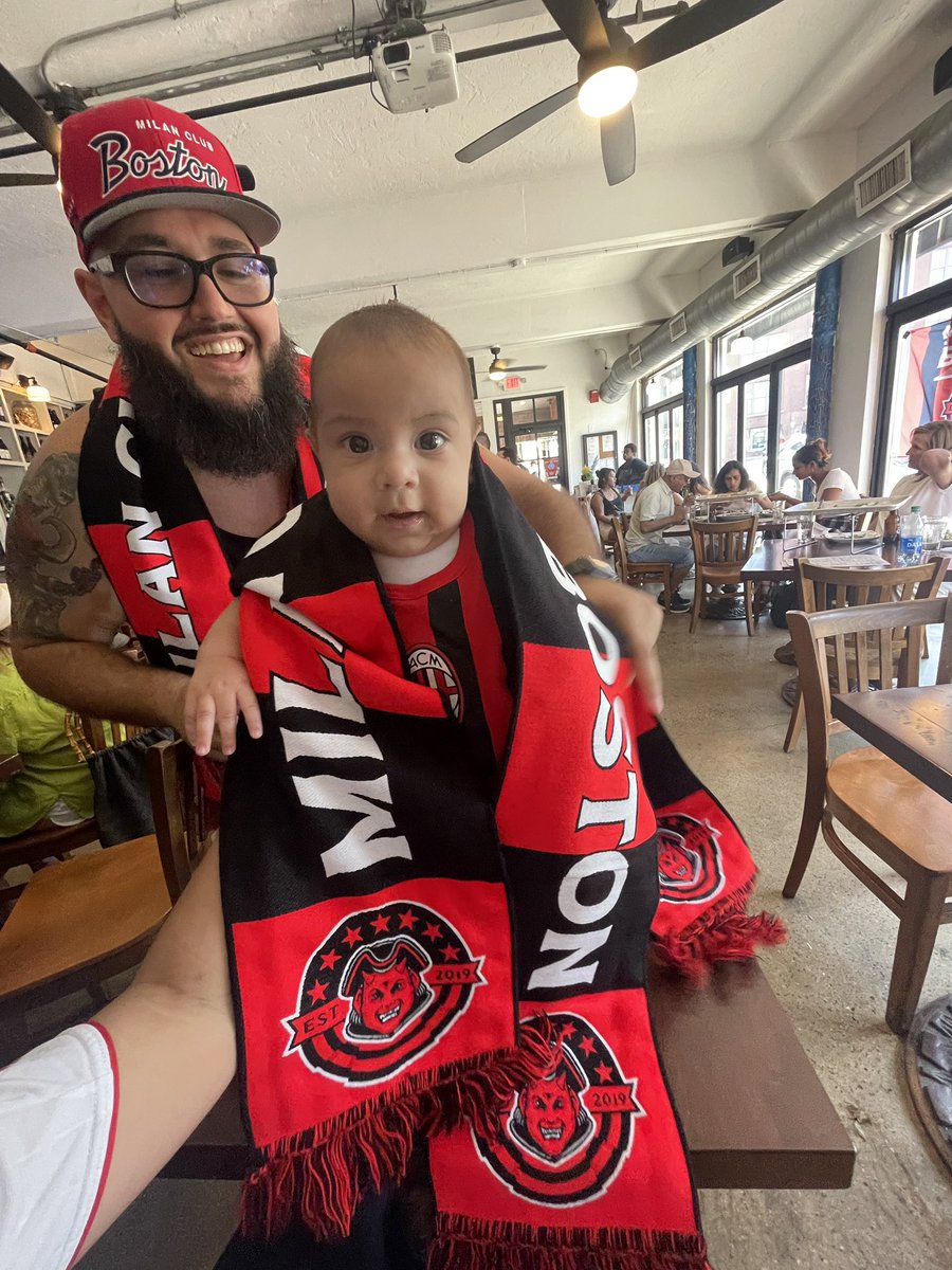 Points weren’t easy to come by for some popular Italian clubs this weekend but Milan secured another 3. We had a great time at <a href="/Ducali/">Ducali Pizzeria/Bar</a> with friends and family of all ages. See you all again soon! #MilanBologna #ForzaMilan #SempreMilan #BostonRossonera