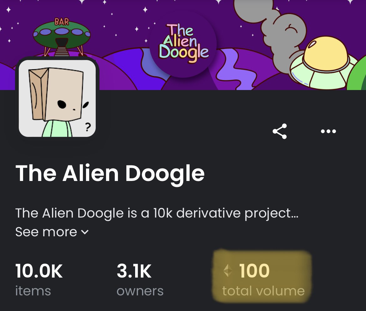 The Alien Doogle tweet media