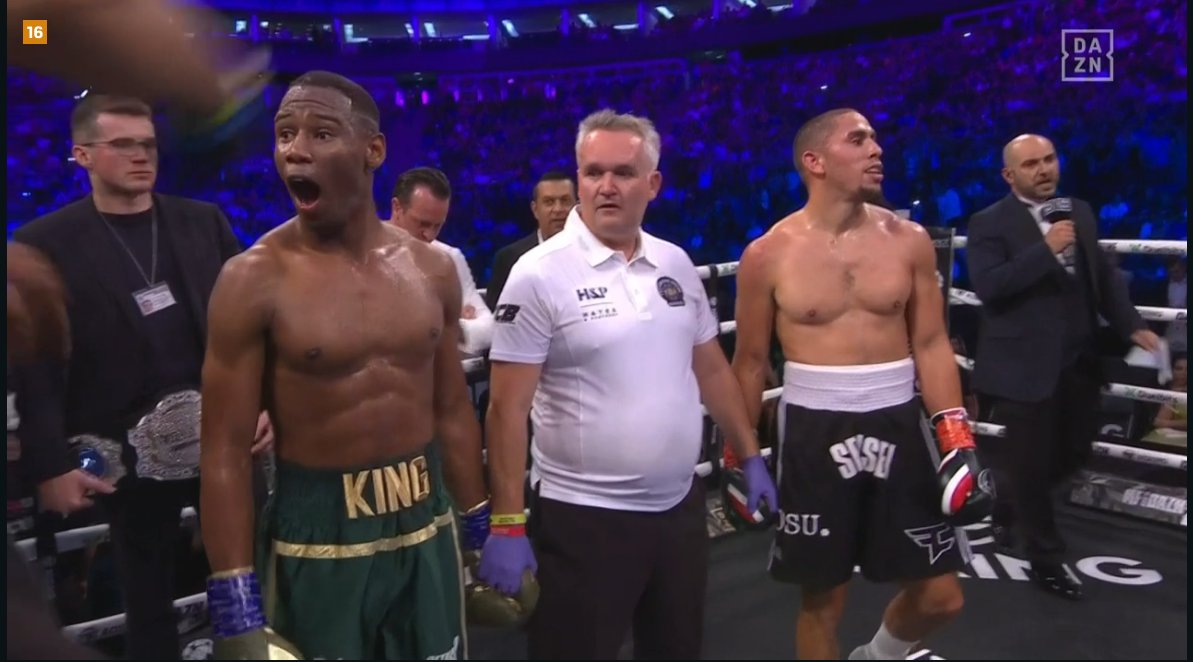 ringmagazine's tweet photo. King Kenny with a very controversial majority decision win over Faze Sensei. https://t.co/GFFqwGodHt