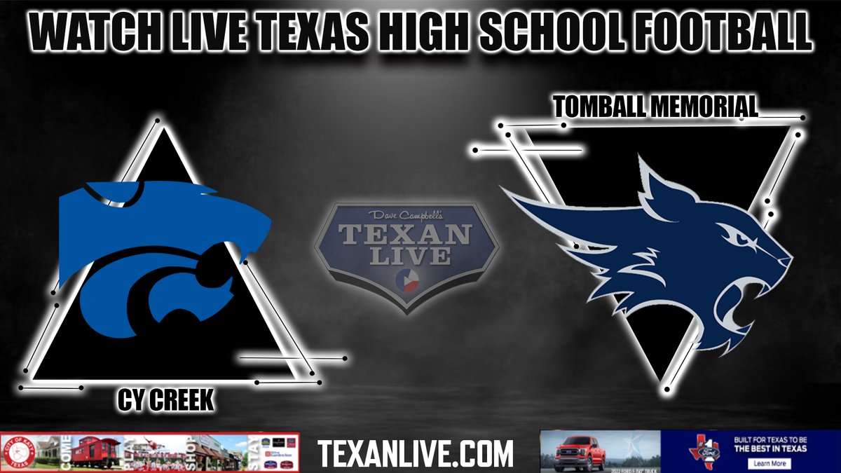 WATCH THIS GAME LIVE Cy Creek vs Tomball Memorial Friday 09/2/2022 Coverage begins at 7PM For the Live Link click here: bit.ly/3ATD0eA @CyCreekBooster @cycreek @CFISDAthletics @TMHS__athletics @TISD_athletics @VarsityWires @dctf