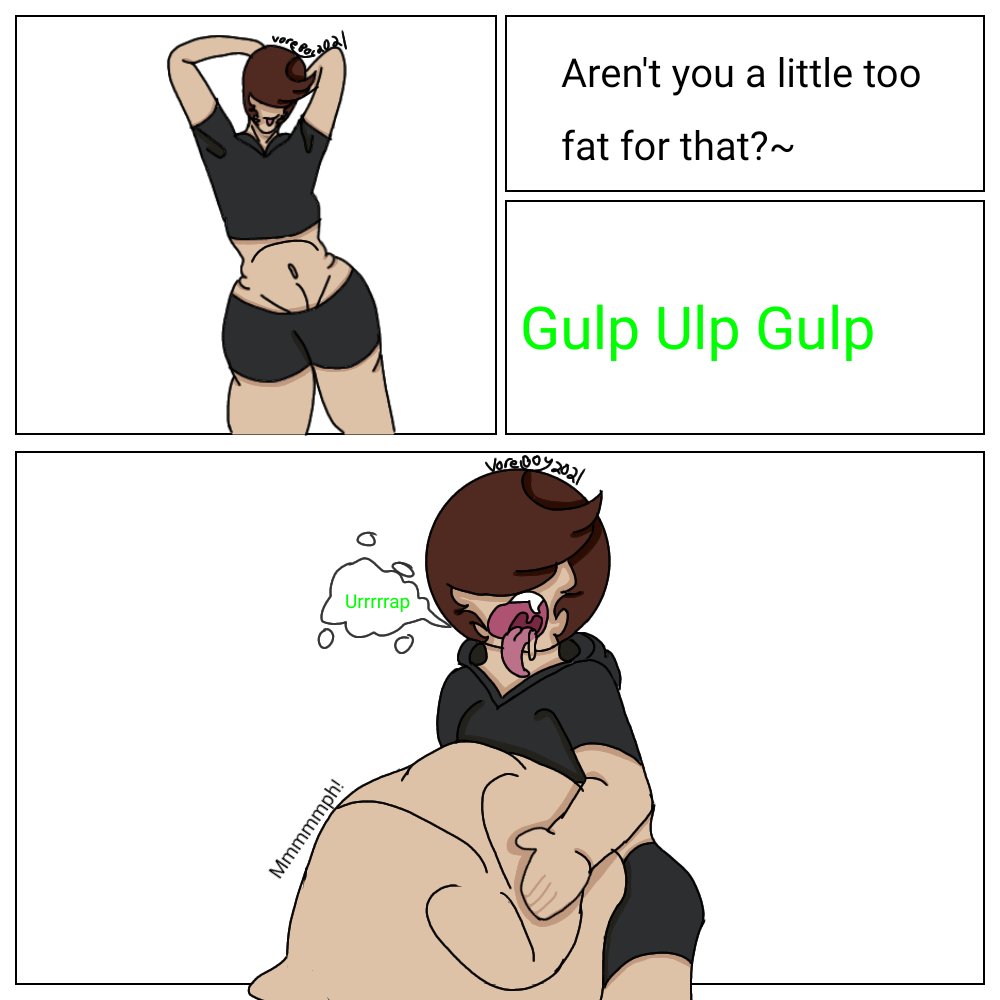 Voreboy2021's tweet photo. Note for you all, if you're edible don't insult a pred's weight. You'll quickly become new fat on their body. So stay safe and enjoy John's cute outfit
#vore #voreboy #femboyvore #croptopvore https://t.co/mJmaeXokJt