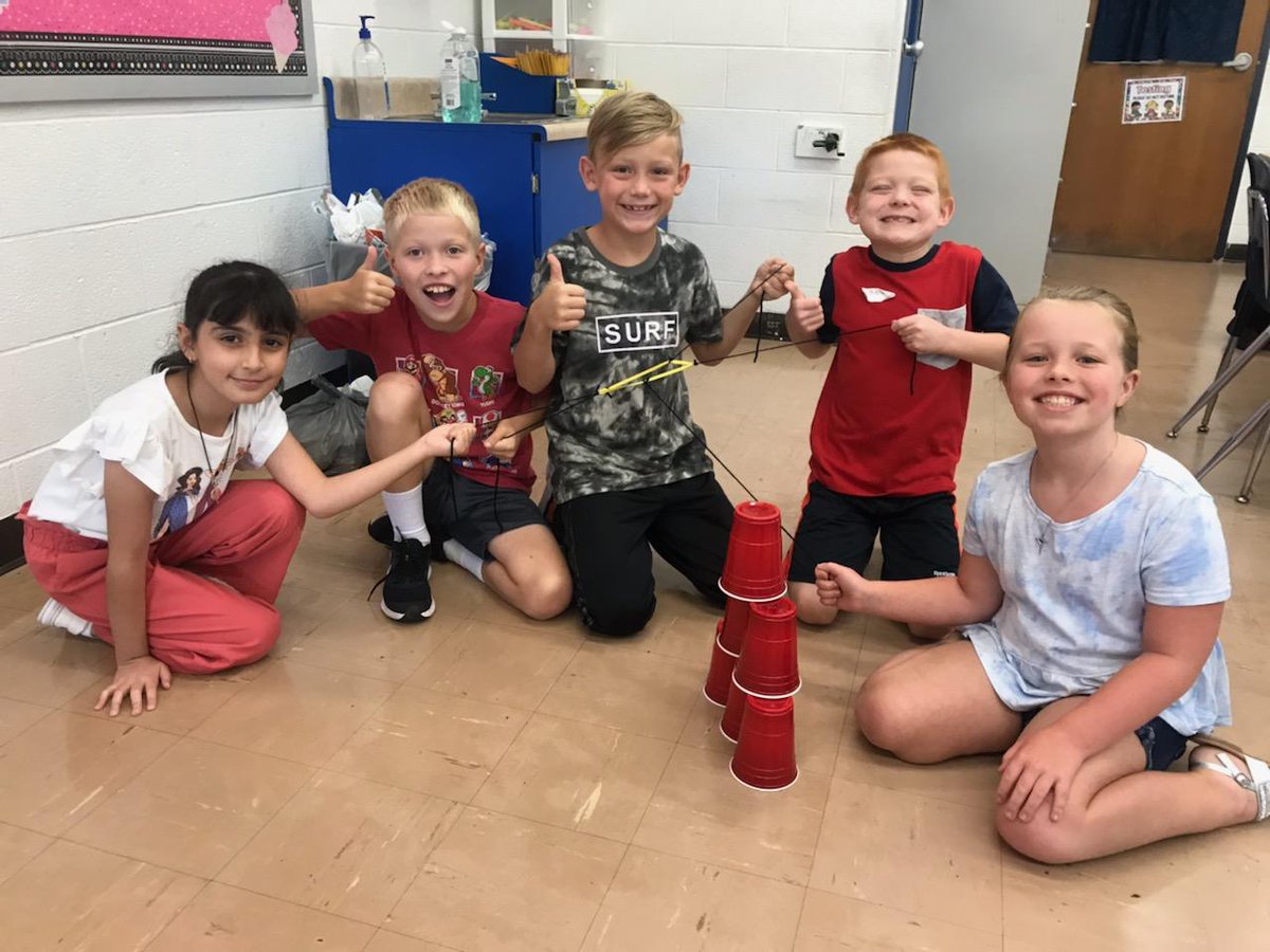 RICHLANDSELEM's tweet photo. Ms. Herndon's third graders enjoying team building activities.  #RESFunLearning https://t.co/BbzHAu8y5Y