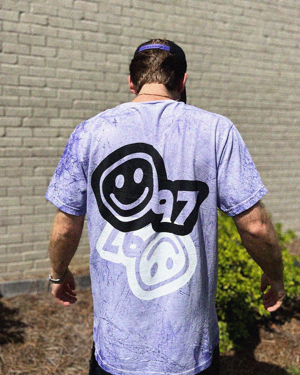 The amethyst “Color Fusion” tee is available now on estninetyseven.com ☔️