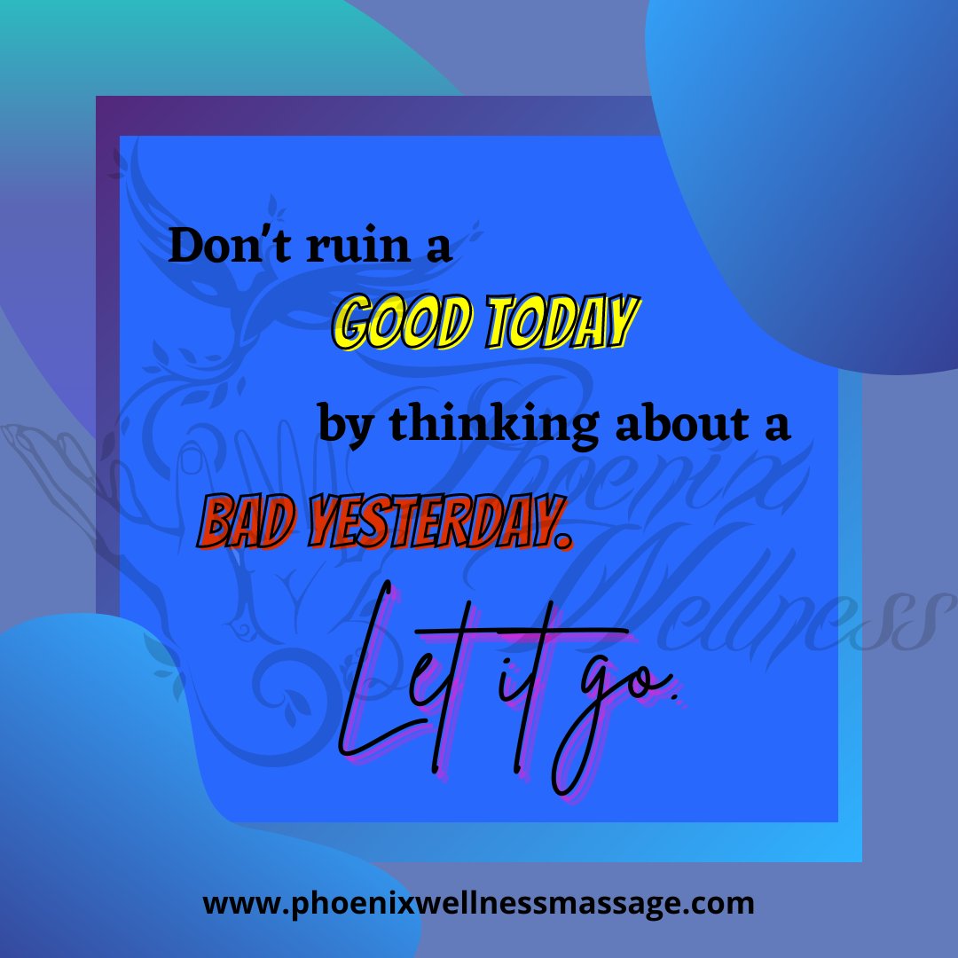 MassageByAileen's tweet photo. It's not easy to let it go, but by learning from what went wrong in the past, we can get started on a brand new path that would lead to more "good today" days.
#stopbreatherelax #goodvibesonly #HappySaturday #PhoenixWellness #yegmobilemassage #yegmassage #yegreiki #distancereiki https://t.co/rkB7Prsv7Z