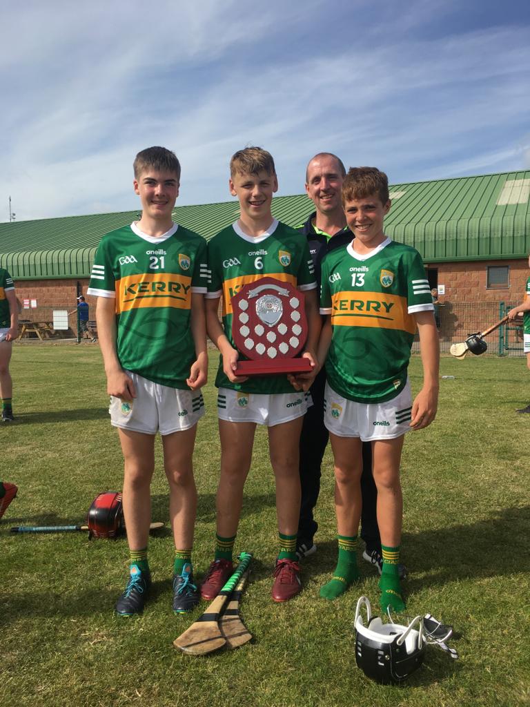 St.Brendan's Hurling Club (@ardferthurling) on Twitter photo Our Kerry u14 representatives who won the Sonny Walsh Shield today at the <a href="/TonyForristal/">Tony Forristal</a> tournament.
Well done to Tadhg Slattery,Brody Leen, Sean Hickey and team mentor Martin Daly. Our Kerry u14 representatives who won the Sonny Walsh Shield today at the <a href="/TonyForristal/">Tony Forristal</a> tournament.
Well done to Tadhg Slattery,Brody Leen, Sean Hickey and team mentor Martin Daly.