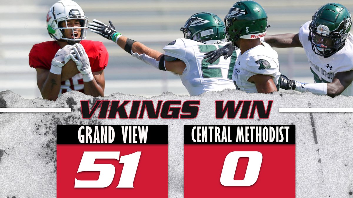 🏈| FINAL | GV 51 - CMU 0

Grand View University football picks up where they left off defeating the Eagles 51-0 to open up their 2022 season! 
#3D #HeartFB