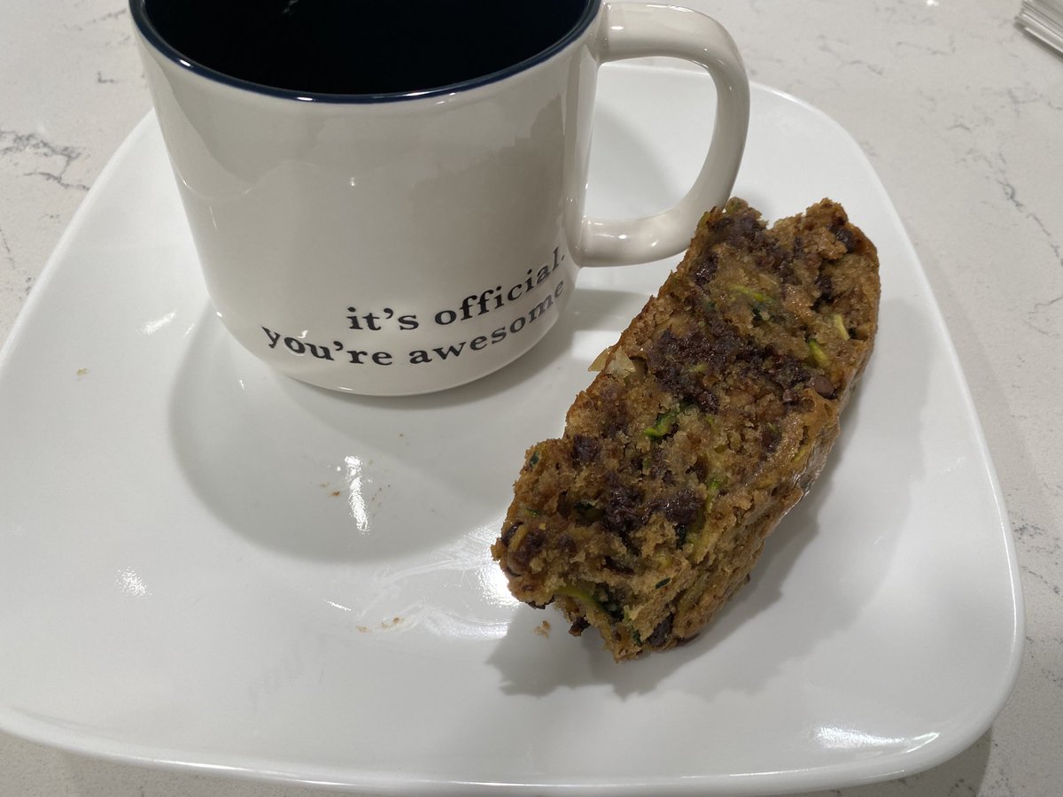 #vegan zucchini bread sometimes stress baking pays off
