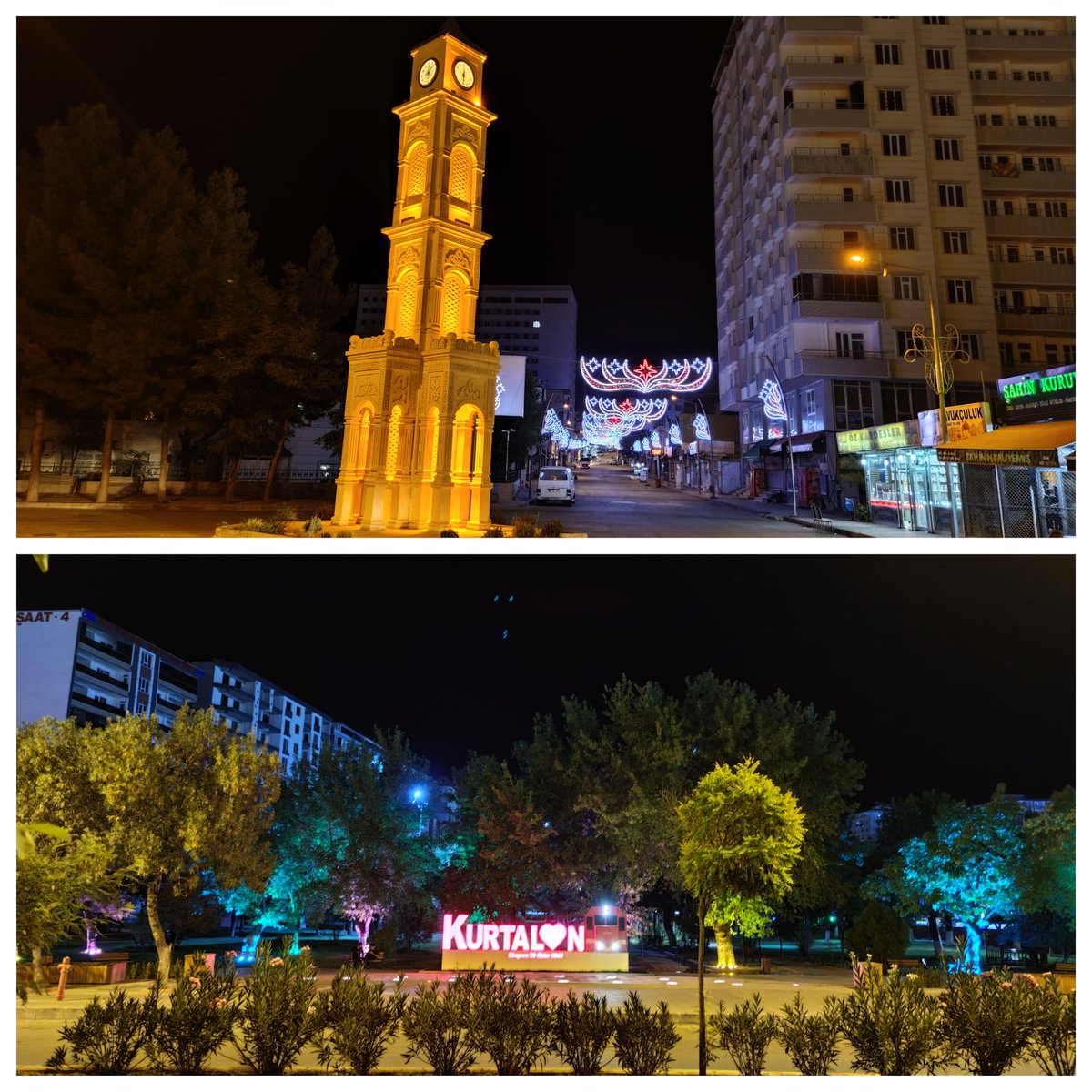 KURTAL♥️N'IMIZ AKŞAMLARI BİR BAŞKA GÜZEL 😊

📍Beykent Caddesi /Saat Kulesi⭐
📍Ahmed-e Hani Parkı 🌙
<a href="/ctekin24/">Çağlar TEKİN</a>