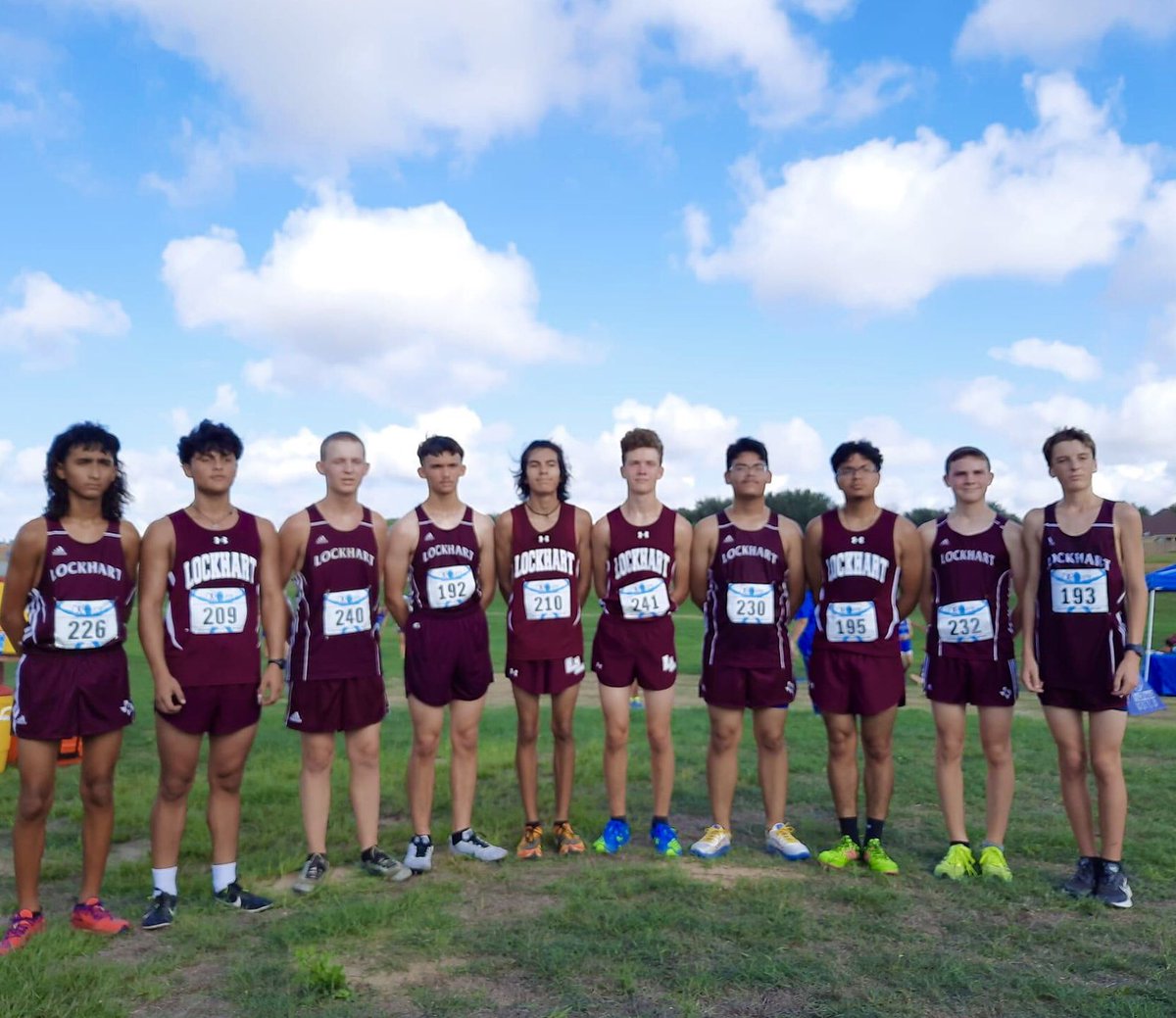 Lockhart XC Meet in La Vernia this morning. 🏃🏻‍♂️👟🔒♥️🦁#193Love #FreshmanYear #crosscountry #runnerboy #LoveMyLISD #Lions #runforestrun @LockhartISD  @LOCKHARTHS @LocLions