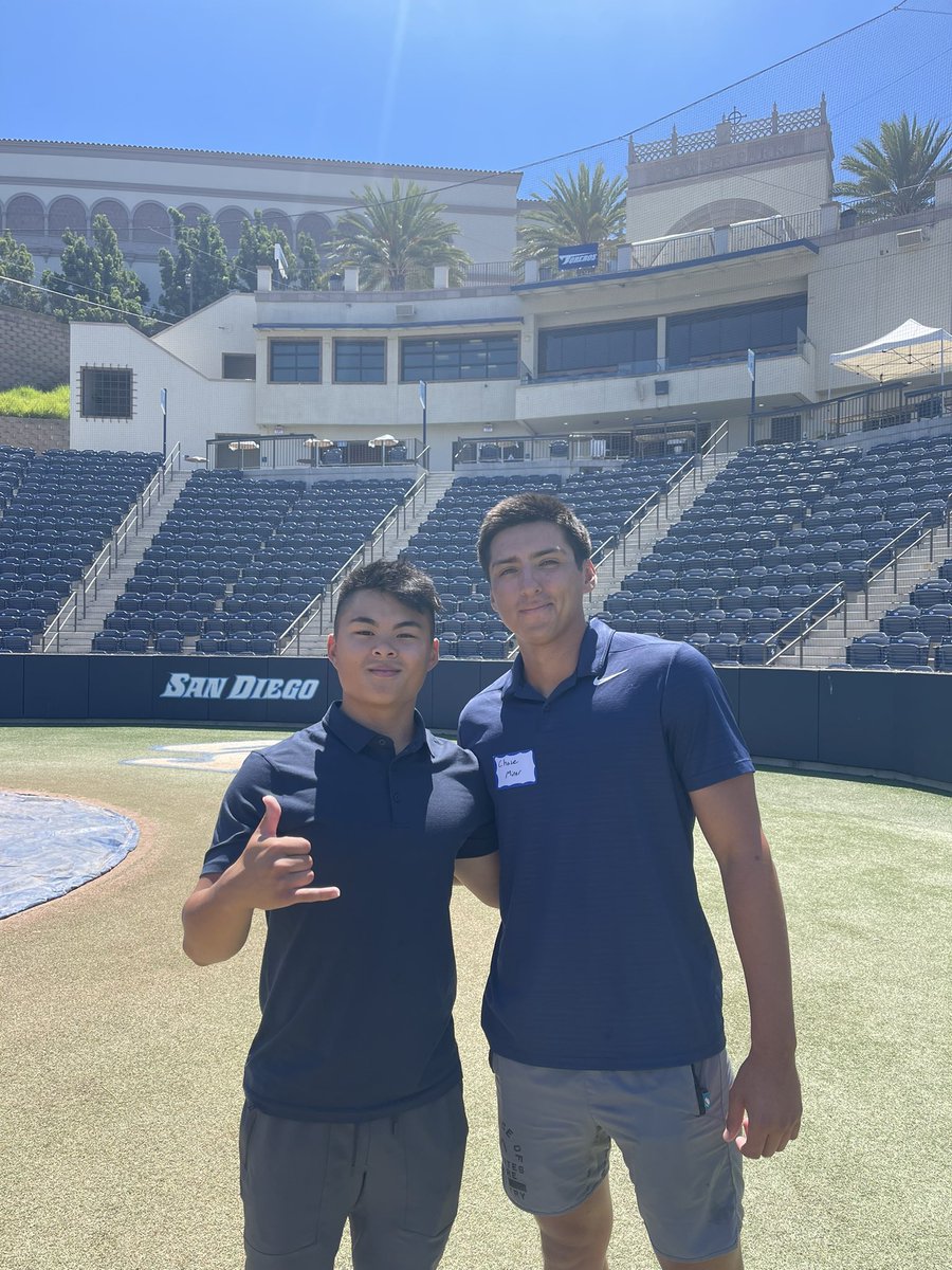 NorCalU1's tweet photo. @NorCalU1 alums @Hunter_Komine and @cminor28 have arrived to @USDbaseball and can’t wait to see what they do. A couple great kids from great families!! @SStormCoach12 https://t.co/PXe2OcnCIL