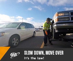 AAANJNews's tweet photo. Protect the lives of tow truck drivers, first responders and other roadside workers. Always move over a lane if you can, and slow down when passing them. #SlowDownMoveOver https://t.co/R1se2U57r9 - Their lives are on your shoulders. https://t.co/r95IAF2BiL