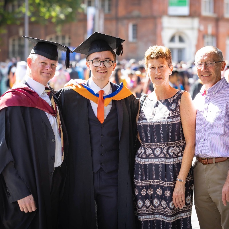 dmuleicester's tweet photo. Tom Carter, the first winner of a prize created in memory of a much-loved DMU graduate Adam Redfern, has said it was “an absolute honour” to receive it❤️🎓

@RedfernFund | #DMUgrads | #MadeFromMore