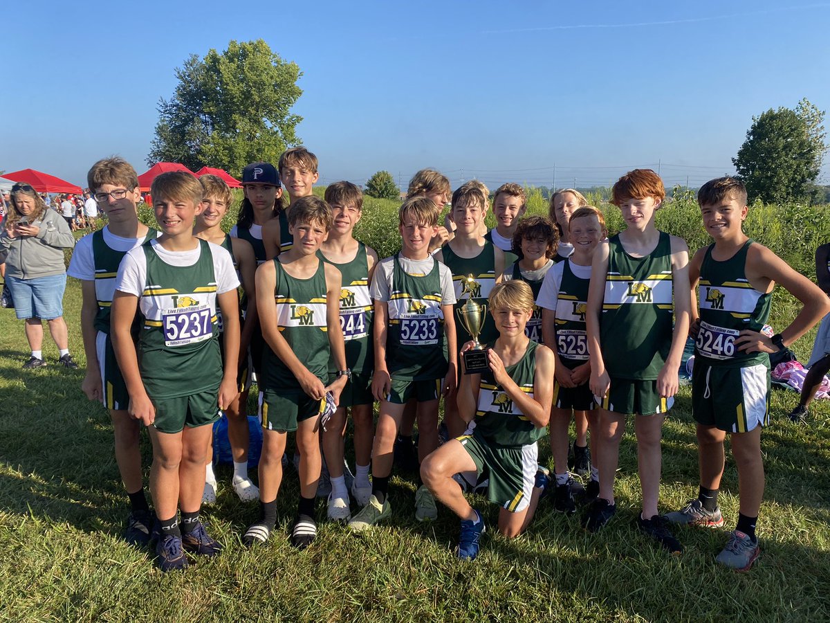 Little Miami Middle School Boys Cross County team placed 2nd today at the Lakota East Classic. Leading the boys were Carson Cherry, Jackson Sekela, Ryne Reynolds, Andrew Hohmann, Tanner Hatfield and Tyson Judd. <a href="/LM_Athletics/">Little Miami Athletics</a> <a href="/LMJH_Athletics/">LMMS Athletics</a> <a href="/LM_Schools/">Little Miami Schools</a>