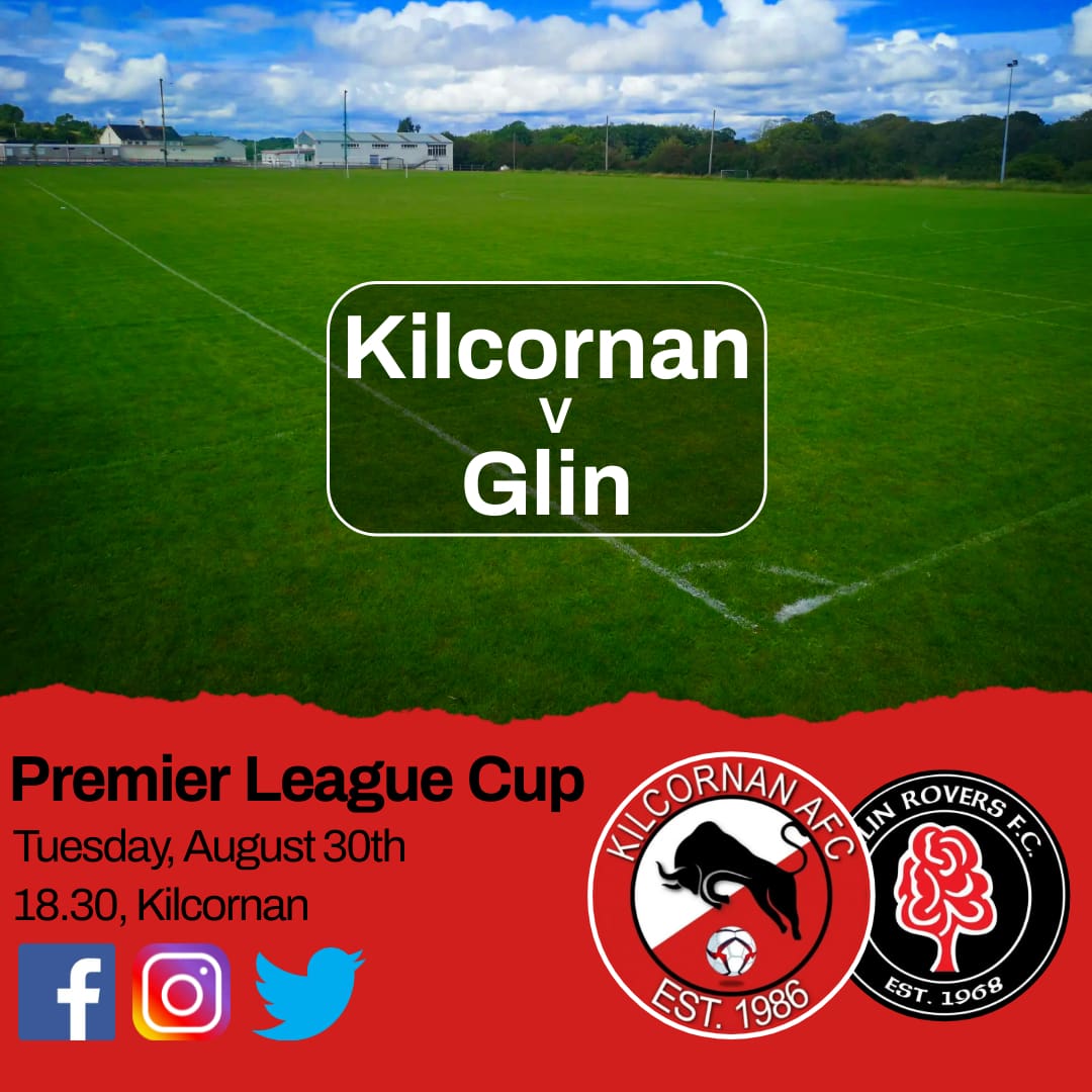KilcornanAFC's tweet photo. Tuesday night see's our junior team kick off the new season.

@GlinRovers come to visit Kilcornan for a league cup game with kick off at 18.30.

As every your support on the night would be greatly appreciated so come on down 🔴⚪🔴⚪🔴⚪ https://t.co/XYf5cVXzAZ