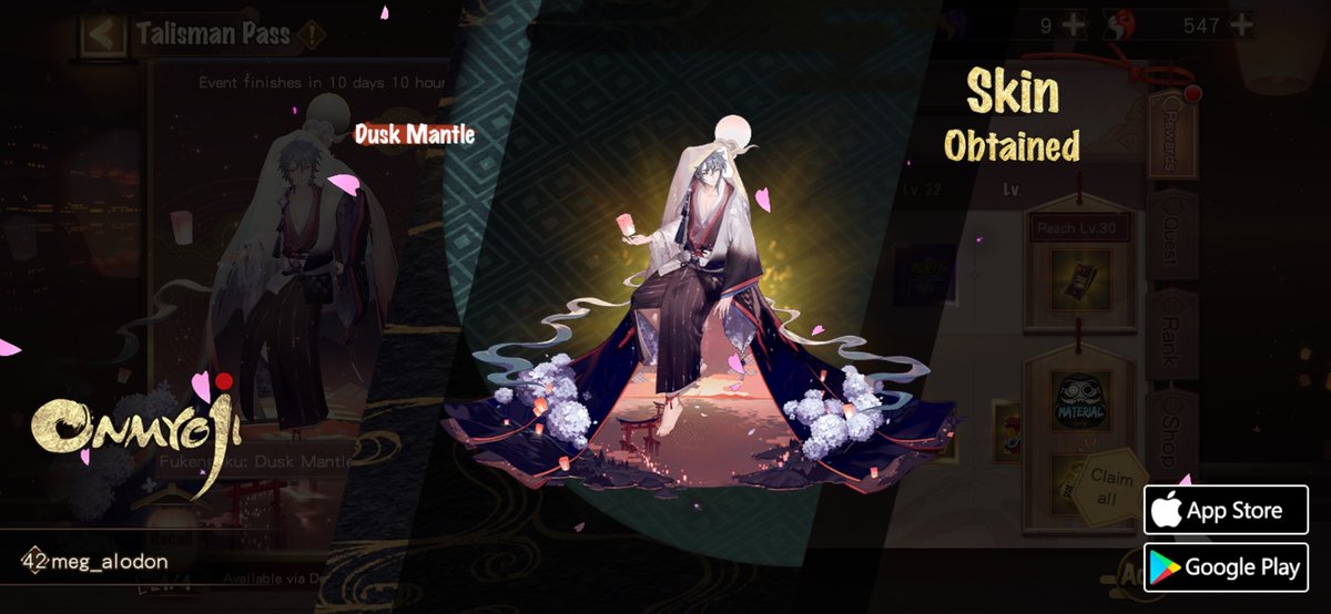 MAlodon's tweet photo. #Onmyoji# I got a brand new rare skin! Check it out and try your luck! https://t.co/u4w4QRZ2dA